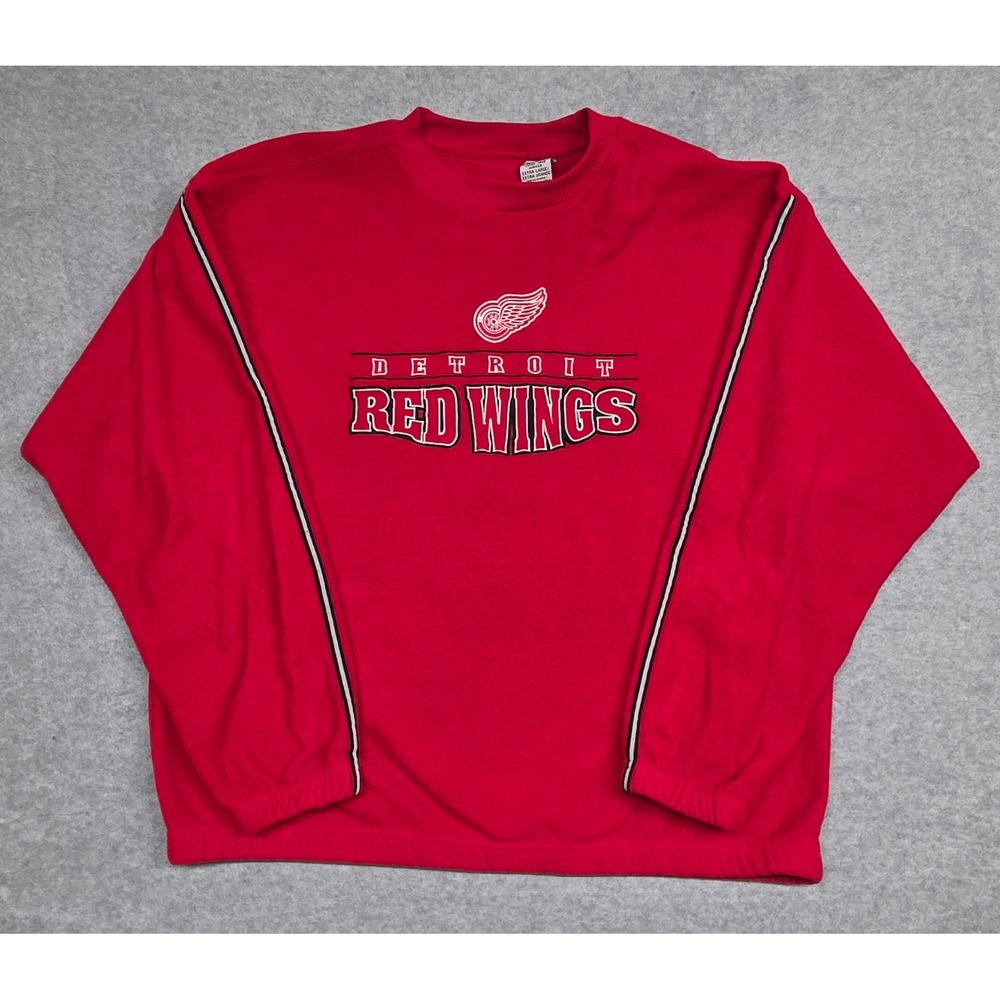 Vintage Detroit Red Wings Crewneck Sweatshirt Men's XL 90s Y2K Active Knights